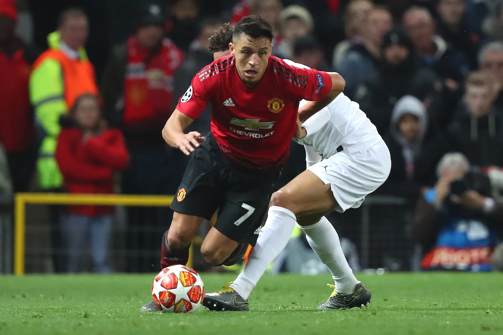 Alexis Sanchez när han spelade för Manchester United