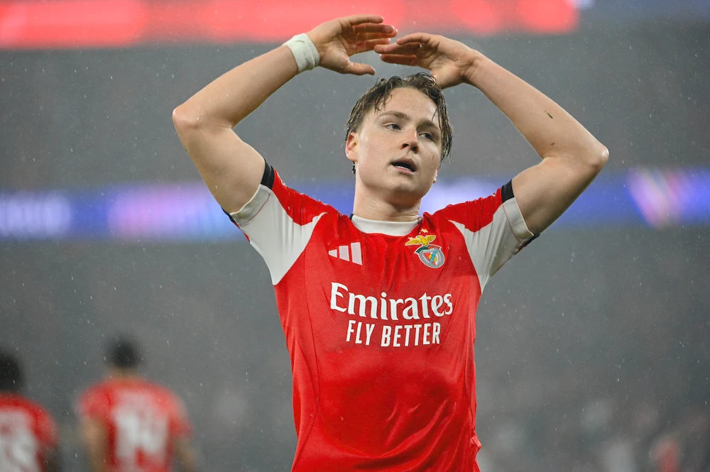 Andreas Schjelderup, Benfica