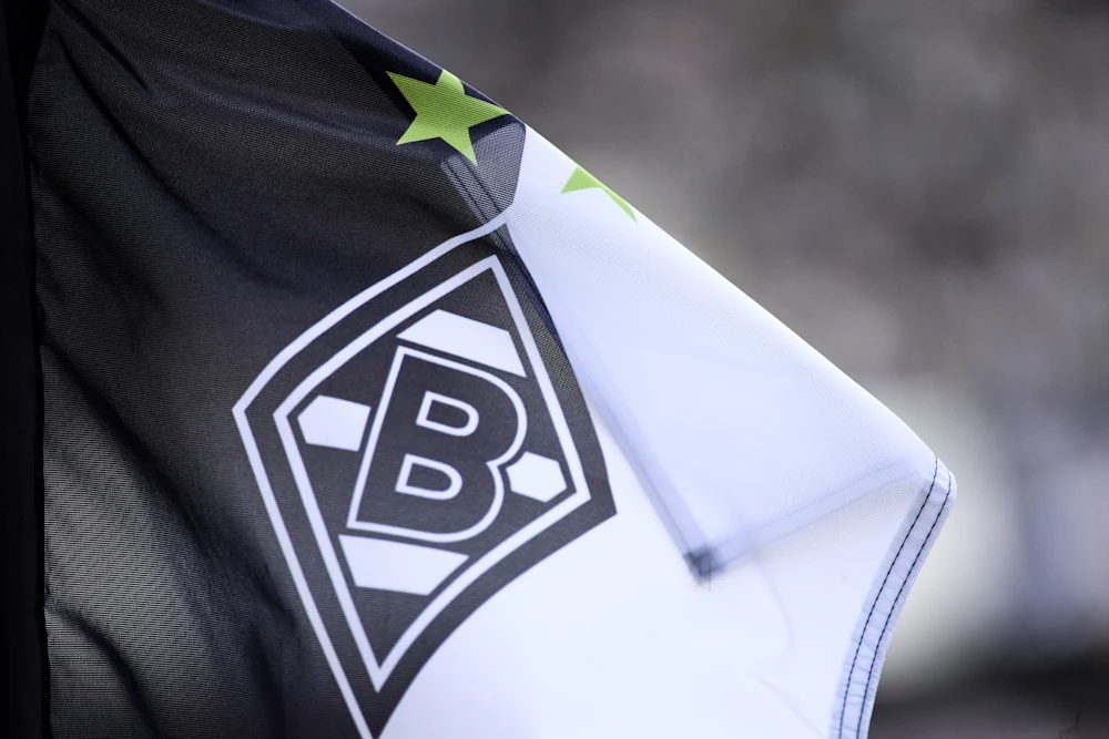 Borussia Mönchengladbach hörnflagga med klubblogo