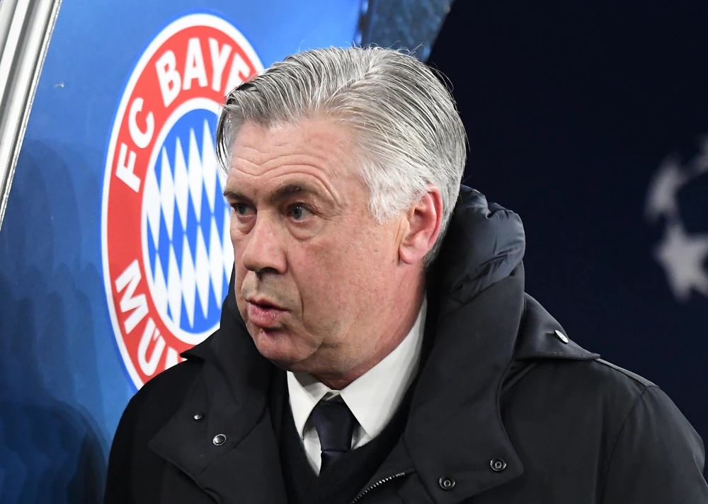 Carlo Ancelotti när han var i Bayern München