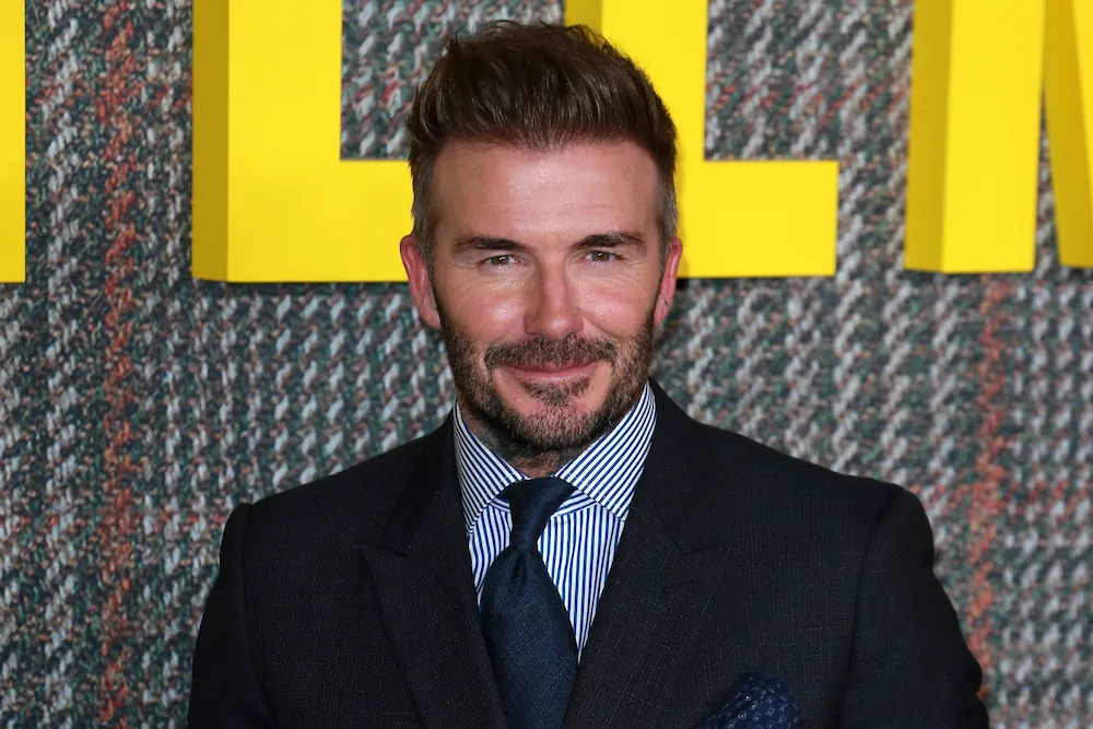 David Beckham på ett evenemang