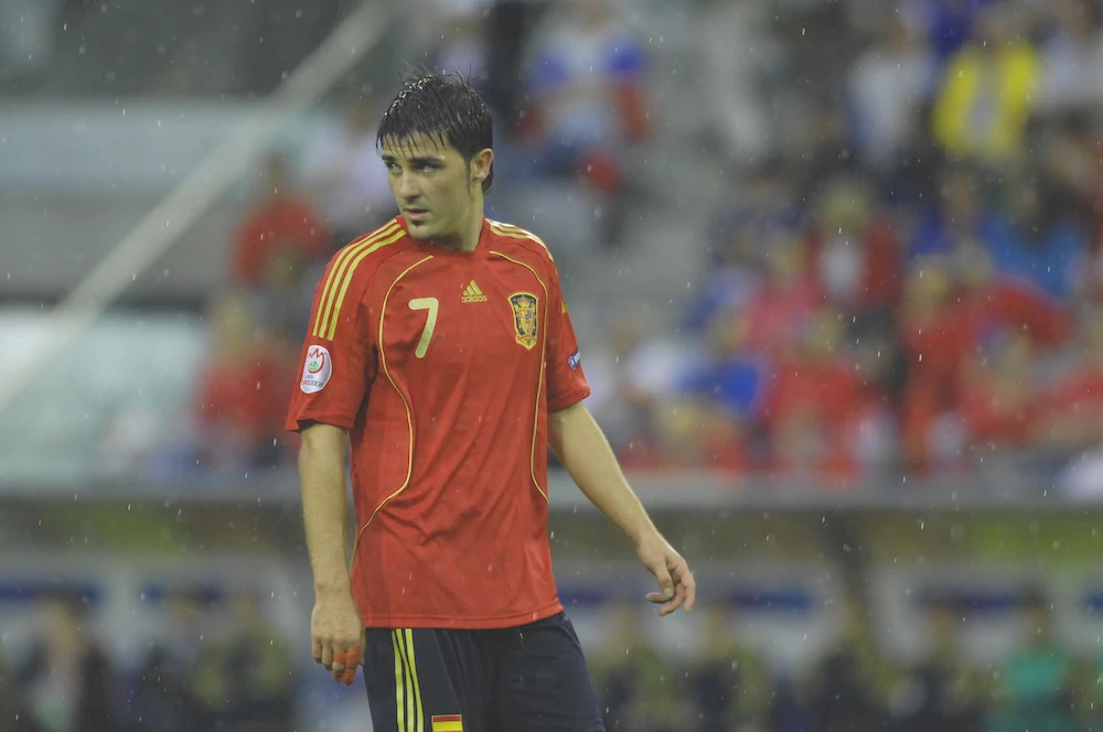 David Villa, Spanien