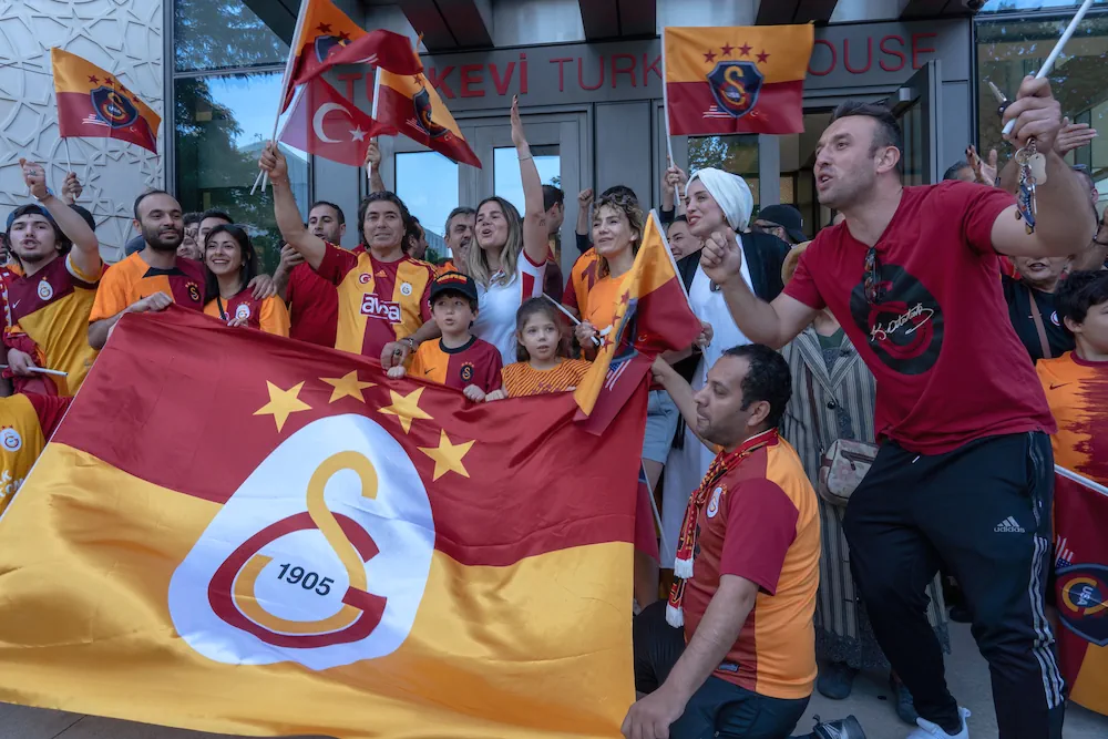 Galatasaray-supportrar firar