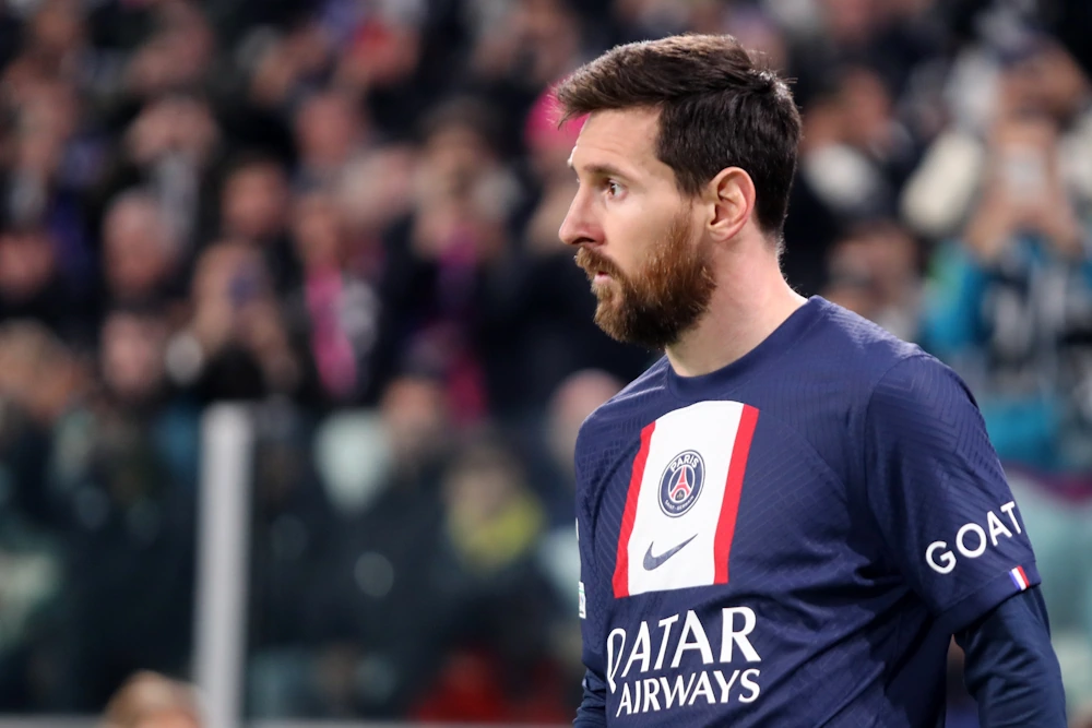 Lionel Messi under tiden han spelade för Paris Saint-Germain