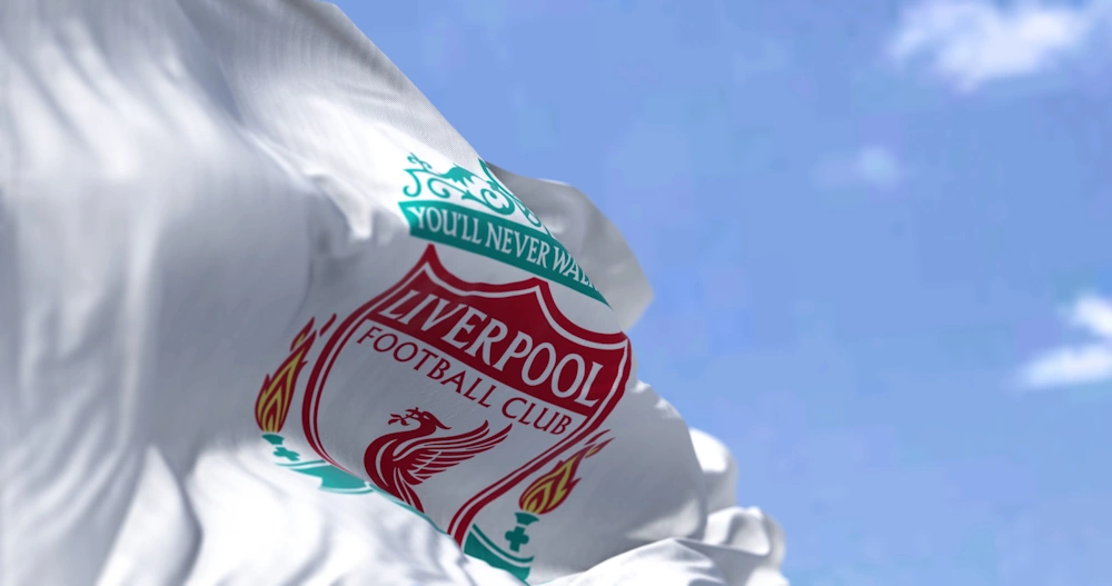 Flagga Liverpool FC