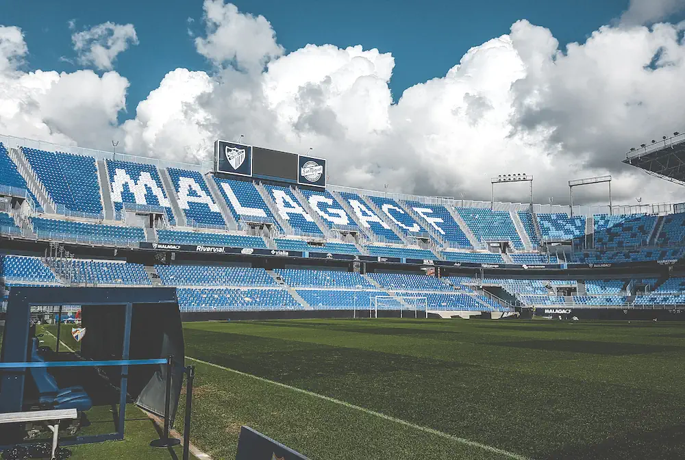 Juanito spelade för Málaga i slutet av sin karriär