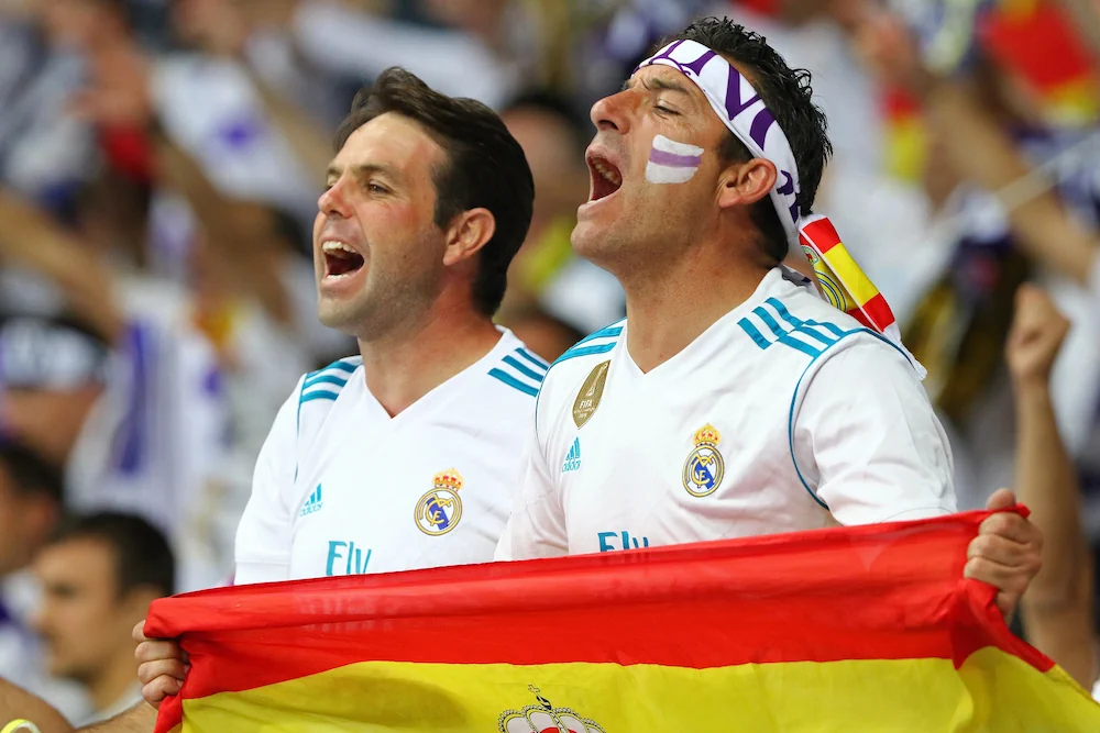 Real Madrid-fans firar