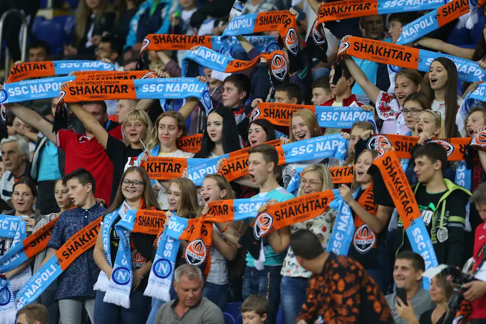 Firande Shakhtar Donetsk fans