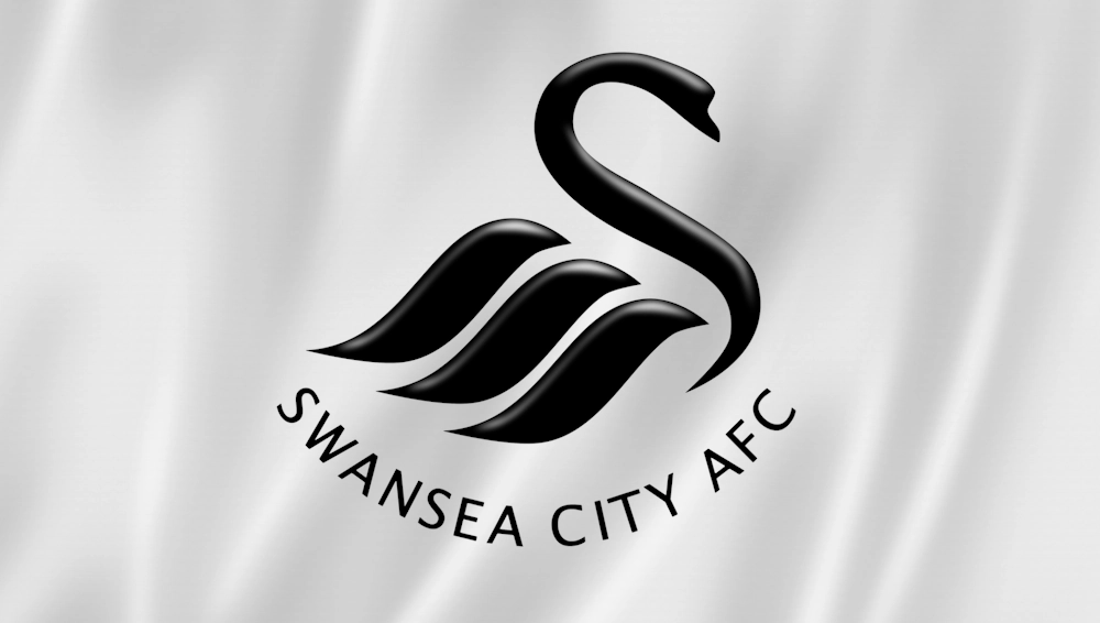 Swansea City flagga