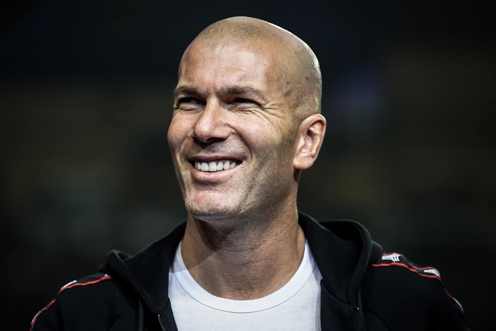 Leende Zinedine Zidane