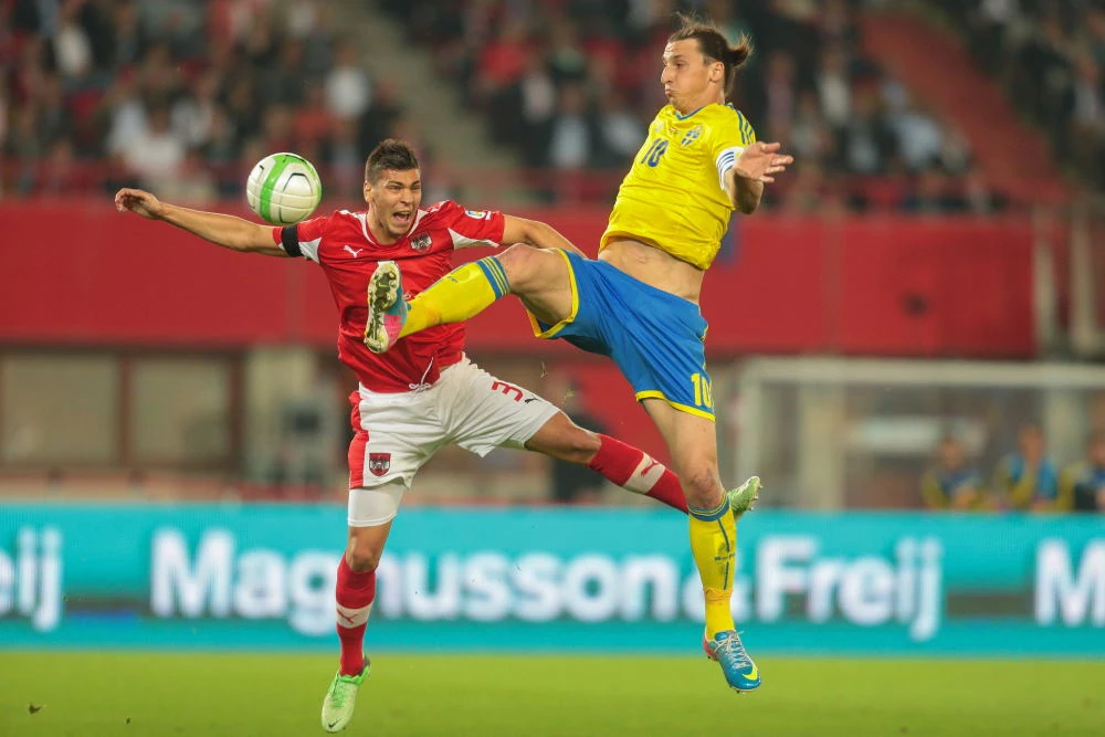 Zlatan i landslagströjan