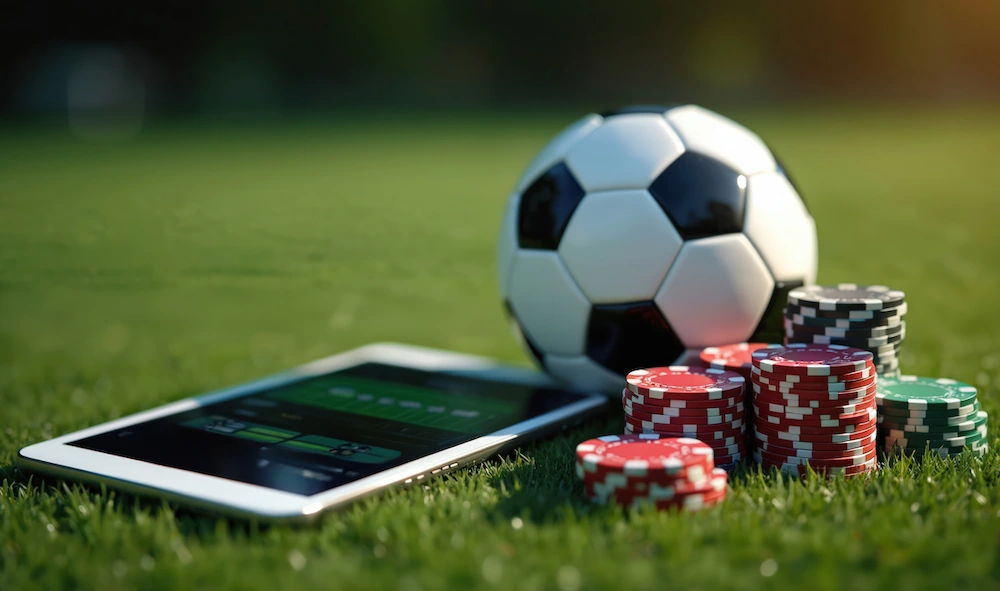 Fotboll, padda och chip