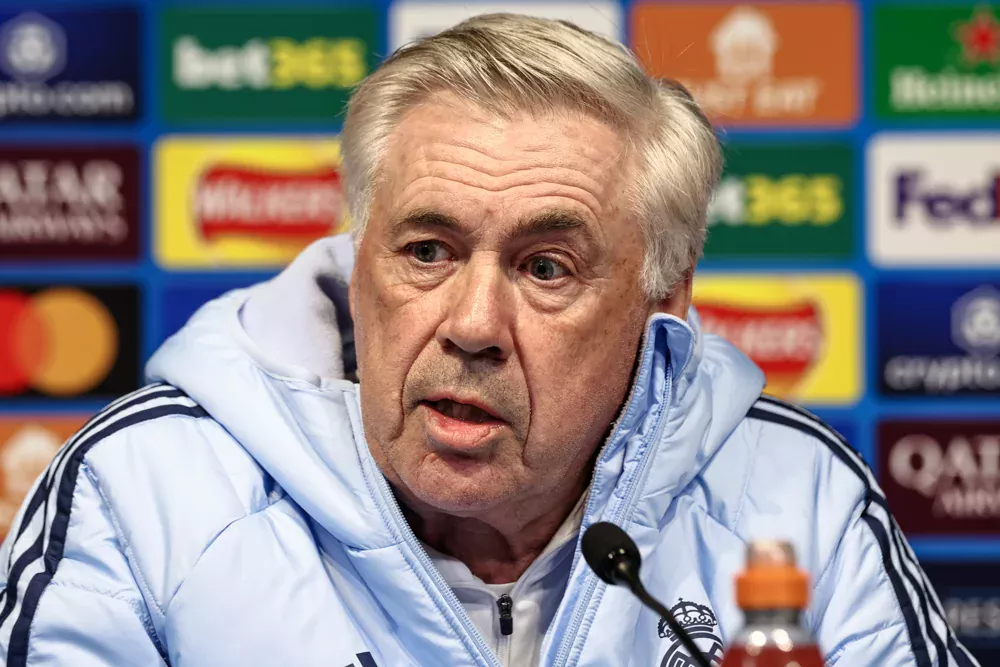 Carlo Ancelotti - här på en presskonferens