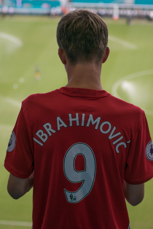 Tröja med Ibrahimovic på ryggen
